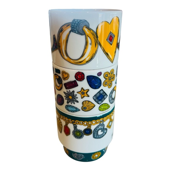 Brighton LOVE Mug Set of 3 Trust Your Journey Ceramic Gift Coffee Mugs - Picture 5 of 7